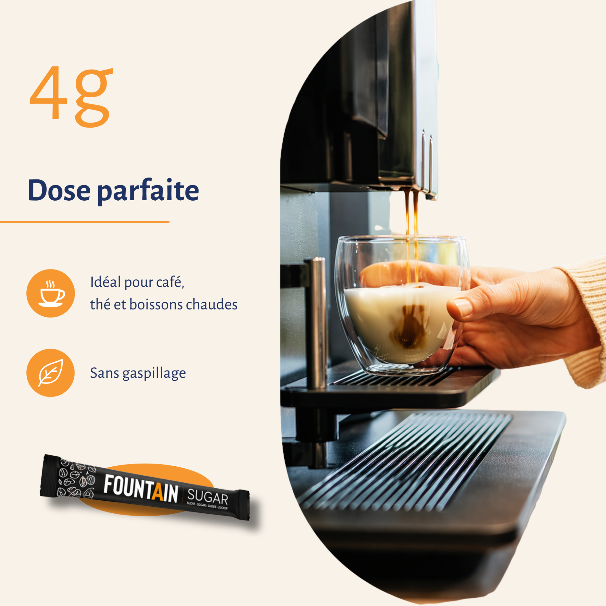 Fountain dose visual