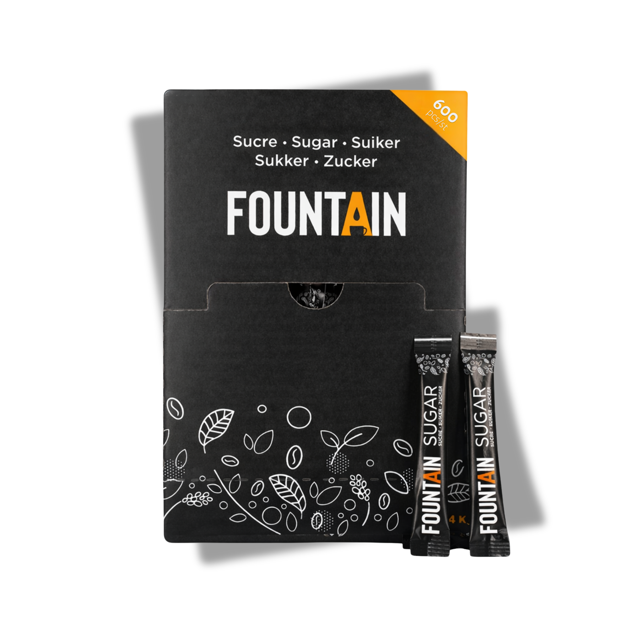 Packshot produit Fountain sucre en dosettes